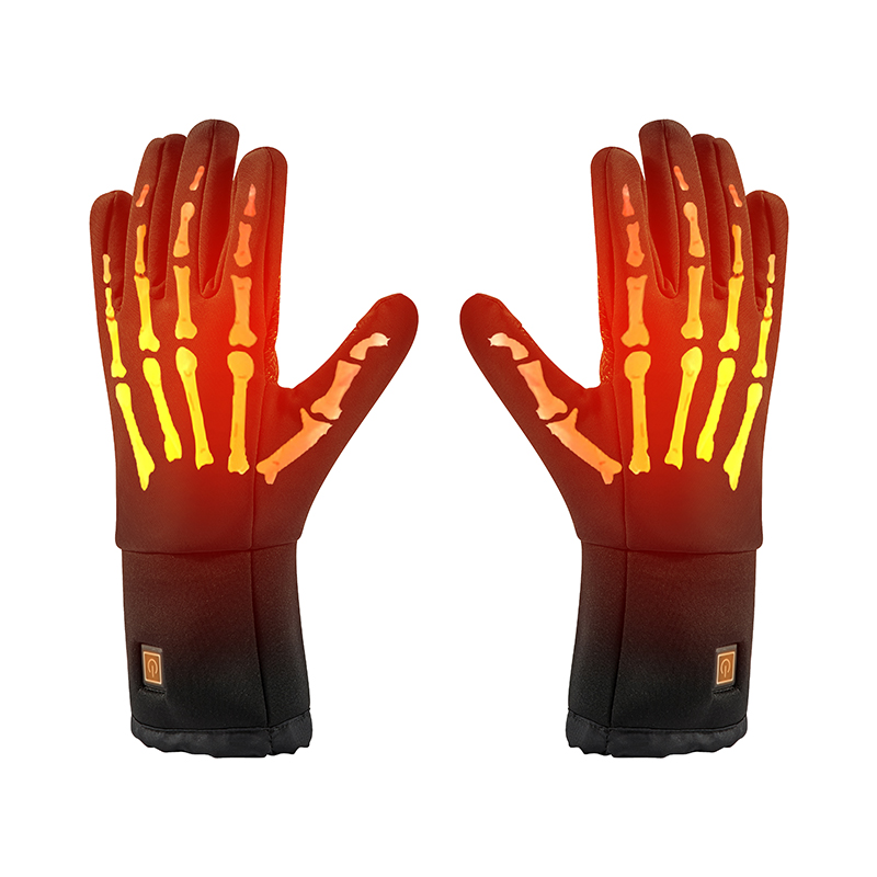 Elektrische wasserdichte warme Handschuhe zum Skifahren, einstellbare Temperaturbatterie Heizhandschuhe für Männer/women